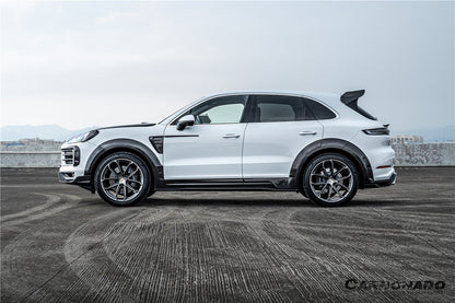 Carbonado 2024-2025 Porsche 9Y0.2 Cayenne S    Coupe    E-Hybrid MSY Style Dry Carbon Fiber Front Lip