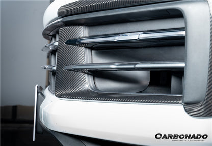Carbonado 2024-2025 Porsche 9Y0.2 Cayenne S   Coupe     E-Hybrid OEM Style Dry Carbon Fiber Front Bumper Side Vent Cover