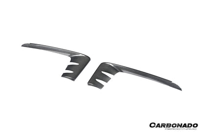Carbonado 2024-2025 Porsche 9Y0.2 Cayenne S   Coupe     E-Hybrid OEM Style Dry Carbon Fiber Front Bumper Side Vent Cover