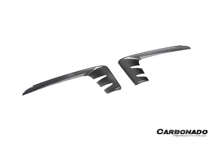 Carbonado 2024-2025 Porsche 9Y0.2 Cayenne S   Coupe     E-Hybrid OEM Style Dry Carbon Fiber Front Bumper Side Vent Cover