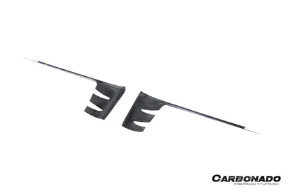 Carbonado 2024-2025 Porsche 9Y0.2 Cayenne S   Coupe     E-Hybrid OEM Style Dry Carbon Fiber Front Bumper Side Vent Cover