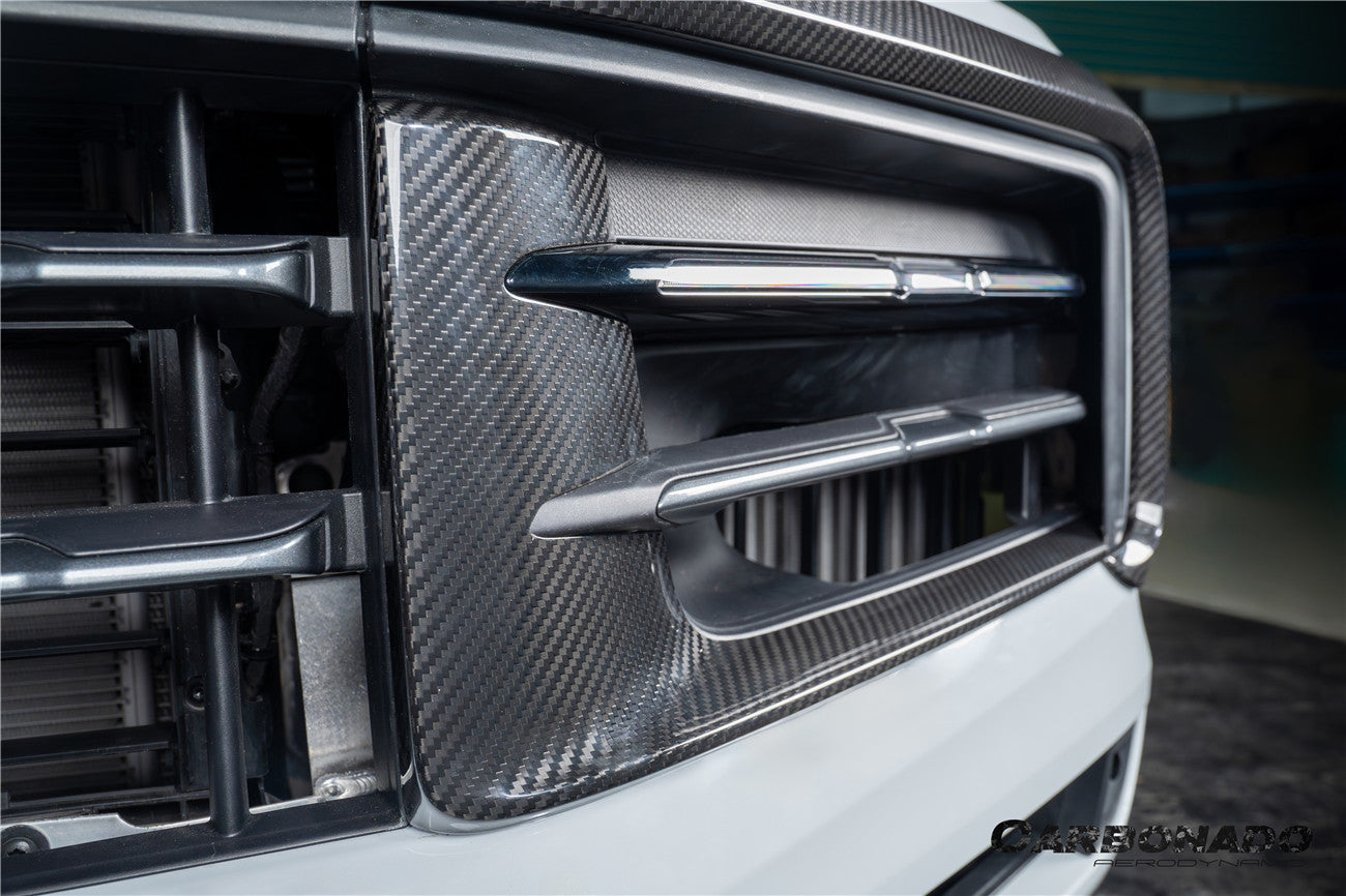 Carbonado 2024-2025 Porsche 9Y0.2 Cayenne S   Coupe     E-Hybrid OEM Style Dry Carbon Fiber Front Bumper Side Vent Cover