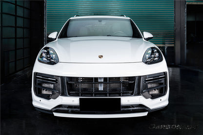 Carbonado 2024-2025 Porsche 9Y0.2 Turbo GT OEM Style Dry Carbon Fiber Front Bumper Side Vent Cove