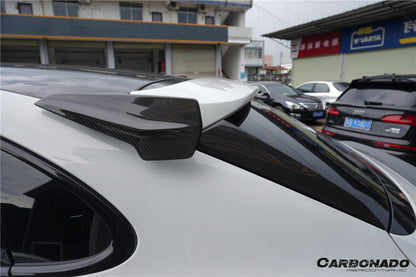 Carbonado 2018-2025 Porsche 9Y0 9YB Cayenne S GTS E-Hybrid Coupe Only KT Style Dry Carbon Fiber Roof Spoiler