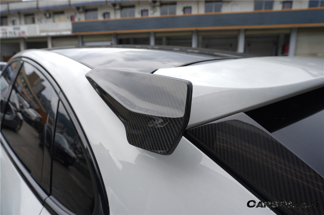 Carbonado 2018-2025 Porsche 9Y0 9YB Cayenne S GTS E-Hybrid Coupe Only KT Style Dry Carbon Fiber Roof Spoiler