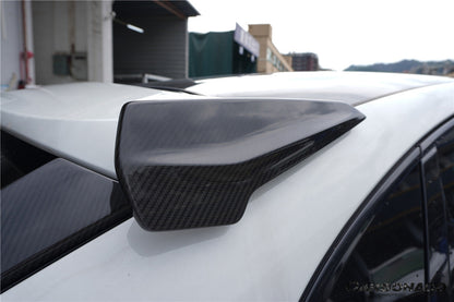 Carbonado 2018-2025 Porsche 9Y0 9YB Cayenne S GTS E-Hybrid Coupe Only KT Style Dry Carbon Fiber Roof Spoiler