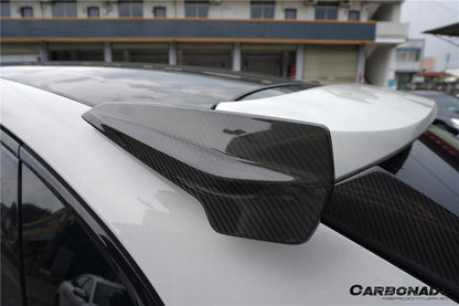 Carbonado 2018-2025 Porsche 9Y0 9YB Cayenne S GTS E-Hybrid Coupe Only KT Style Dry Carbon Fiber Roof Spoiler