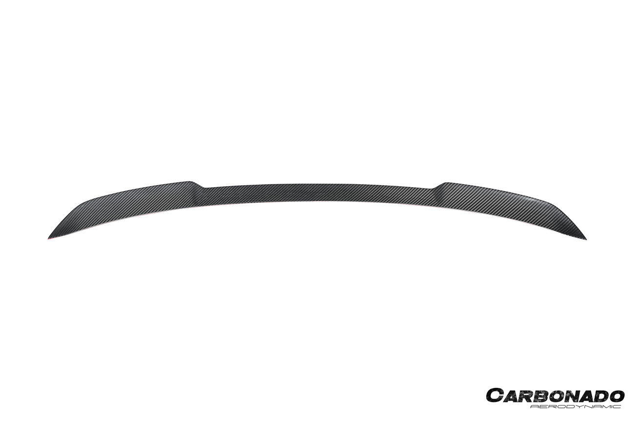 Carbonado 2018-2025 Porsche 9Y0 9YB Cayenne S    GTS    E-Hybrid Coupe Only KT Style Dry Carbon Fiber Trunk Spoiler