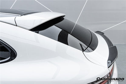 Carbonado 2018-2025 Porsche 9Y0 9YB Cayenne S    GTS    E-Hybrid Coupe Only KT Style Dry Carbon Fiber Trunk Spoiler