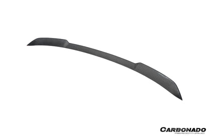 Carbonado 2018-2025 Porsche 9Y0 9YB Cayenne S    GTS    E-Hybrid Coupe Only KT Style Dry Carbon Fiber Trunk Spoiler