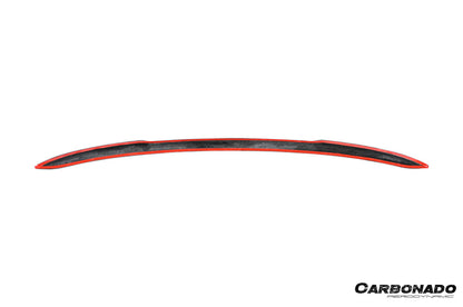 Carbonado 2018-2025 Porsche 9Y0 9YB Cayenne S    GTS    E-Hybrid Coupe Only KT Style Dry Carbon Fiber Trunk Spoiler