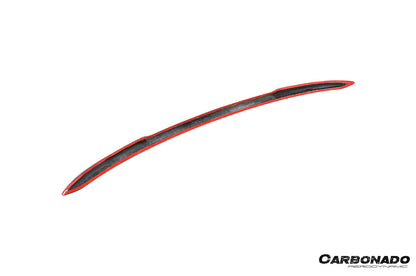 Carbonado 2018-2025 Porsche 9Y0 9YB Cayenne S    GTS    E-Hybrid Coupe Only KT Style Dry Carbon Fiber Trunk Spoiler