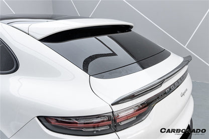 Carbonado 2018-2025 Porsche 9Y0 9YB Cayenne S    GTS    E-Hybrid Coupe Only KT Style Dry Carbon Fiber Trunk Spoiler