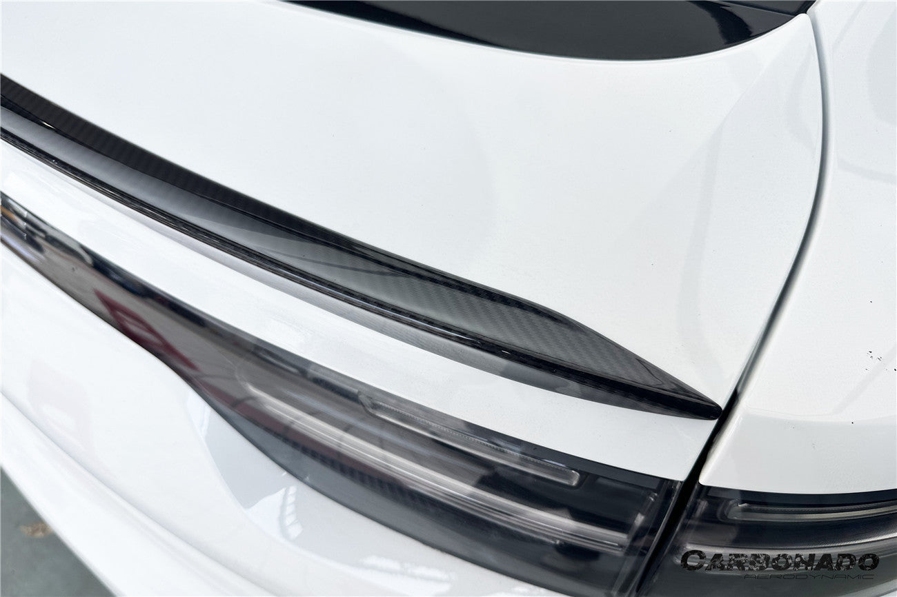 Carbonado 2018-2025 Porsche 9Y0 9YB Cayenne S    GTS    E-Hybrid Coupe Only Turbo Style Dry Carbon Fiber Trunk Spoiler