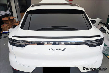 Carbonado 2018-2025 Porsche 9Y0 9YB Cayenne S    GTS    E-Hybrid Coupe Only Turbo Style Dry Carbon Fiber Trunk Spoiler