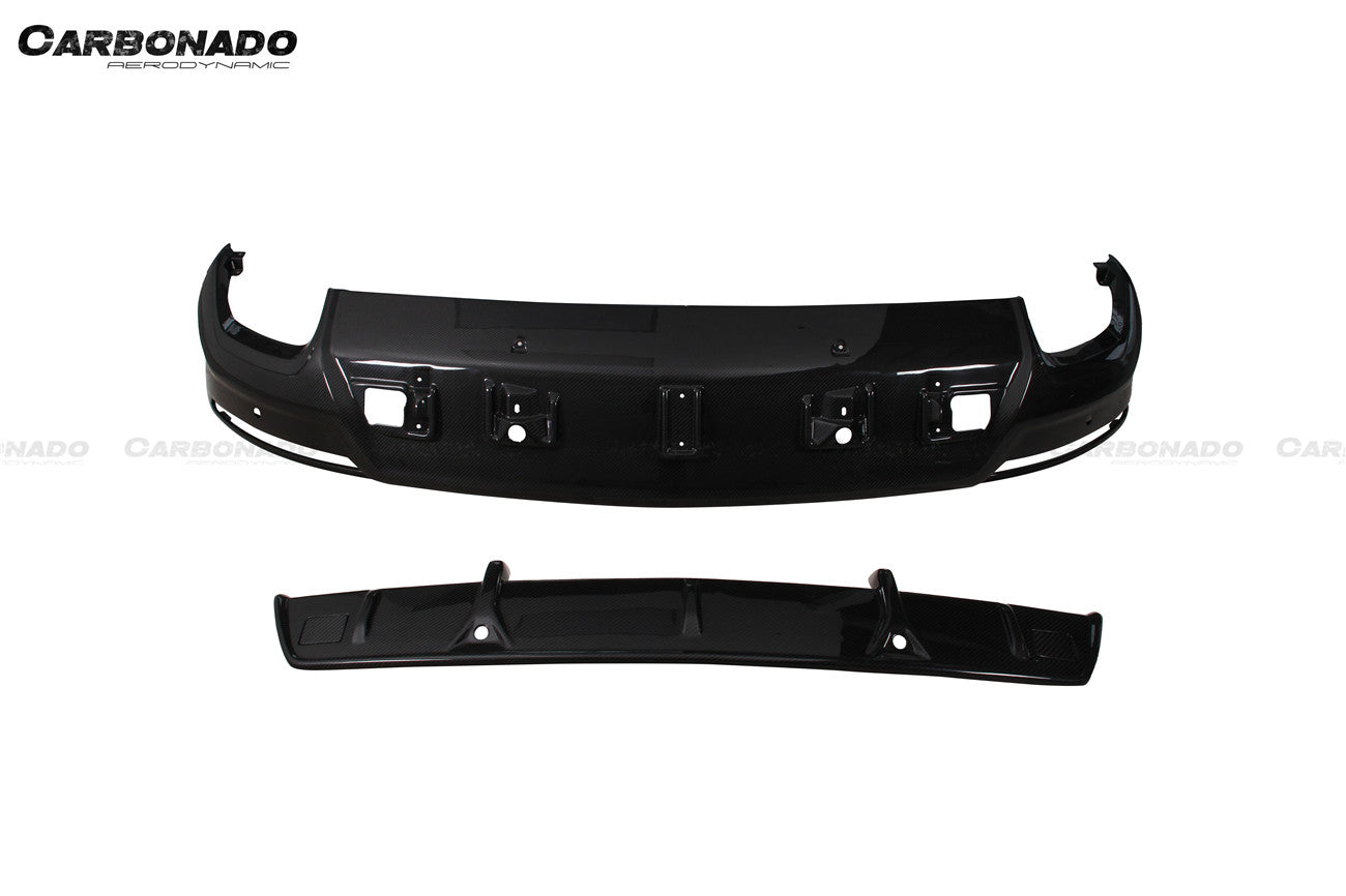 Carbonado 2023-2025 Lamborghini Urus S Performante OEM Dry Style Carbon Fiber Rear Diffuser Lip
