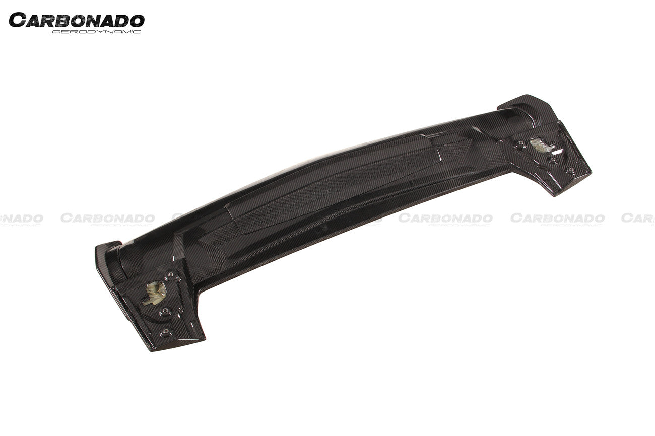Alerón de techo de fibra de carbono seco estilo Lamborghini Urus Performante Carbonado 2018-2025