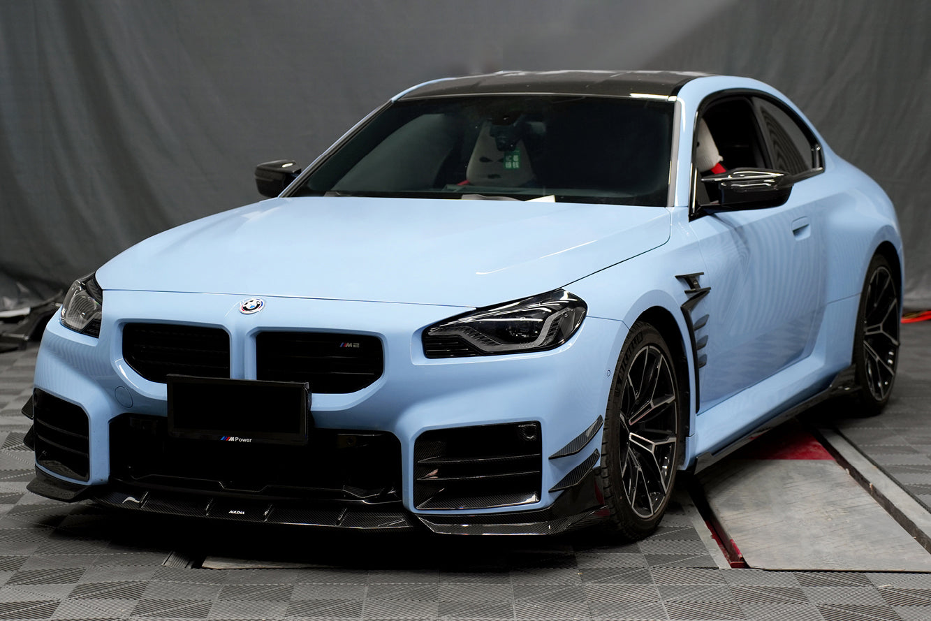 Carbonado AD Style Dry Carbon Fiber Front Splitter Lip | 2021-2024 BMW M2 G87