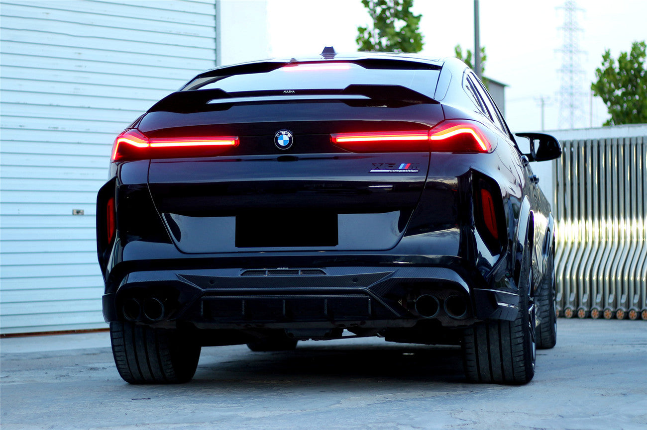 Carbonado 2020-2025 BMW X6M F96  G06 X6 AD Style Dry Carbon Fiber Trunk spoiler