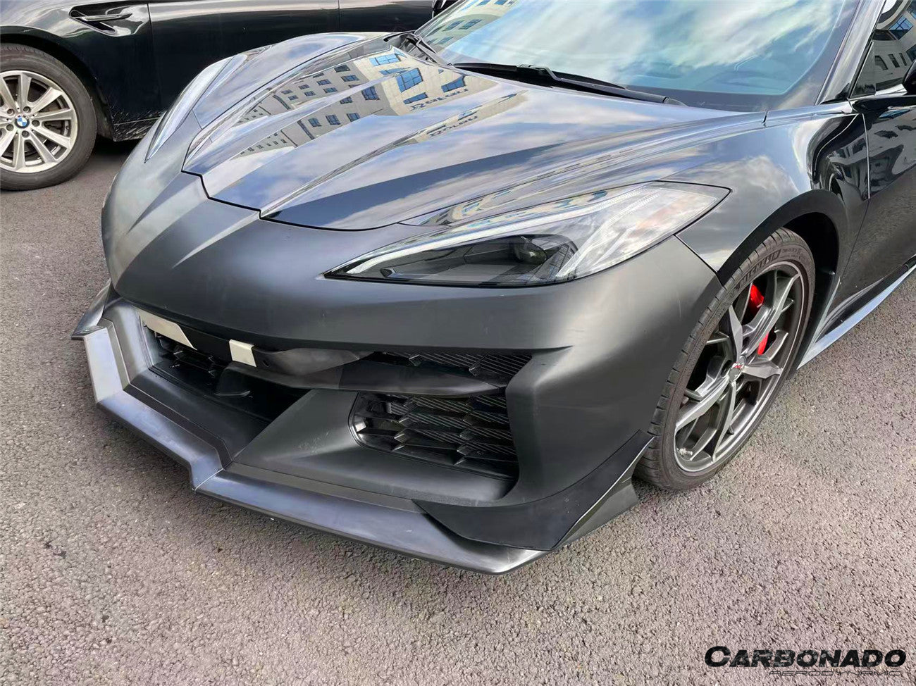 Carbonado 2020-2026 Corvette C8 Stingray Z06 Style Polypropylene Front Bumper