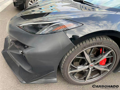 Carbonado 2020-2026 Corvette C8 Stingray Z06 Style Polypropylene Front Bumper
