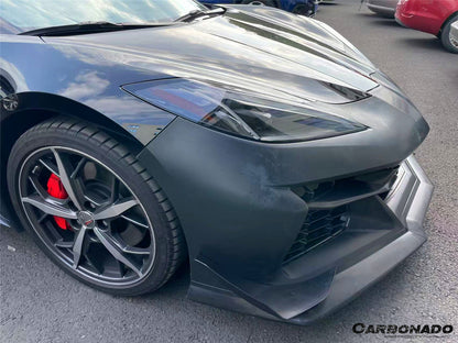 Carbonado 2020-2026 Corvette C8 Stingray Z06 Style Polypropylene Front Bumper