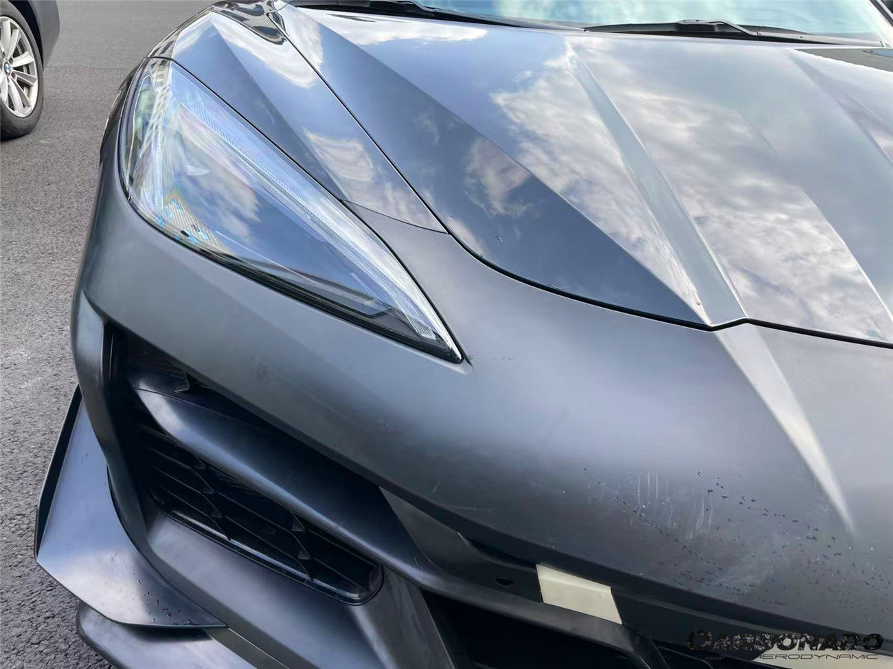 Carbonado 2020-2026 Corvette C8 Stingray Z06 Style Polypropylene Front Bumper