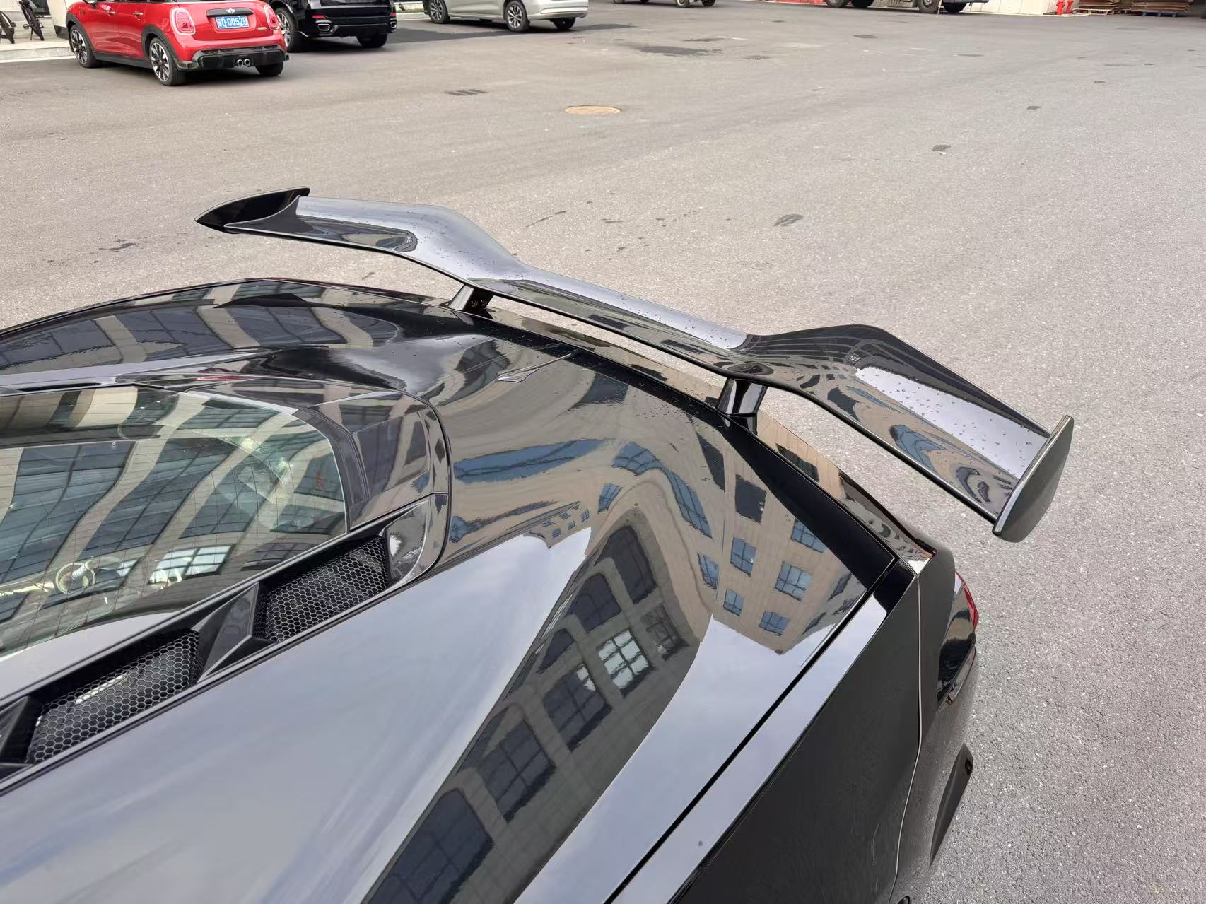Carbonado 2020-2025 Corvette C8 Stingray Z06 Style DRY Carbon Fiber Trunk Spoiler Wing