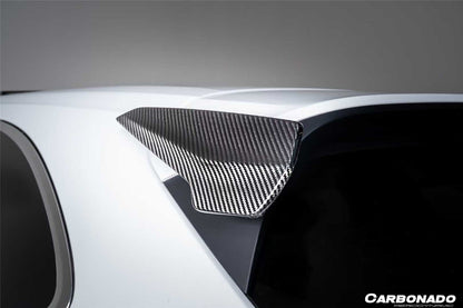 Carbonado 2018-2025 Porsche 9Y0 9YA Cayenne S   GTS   E-Hybrid KT Style Dry Carbon Fiber Roof Spoiler (Dont fit Coupe)