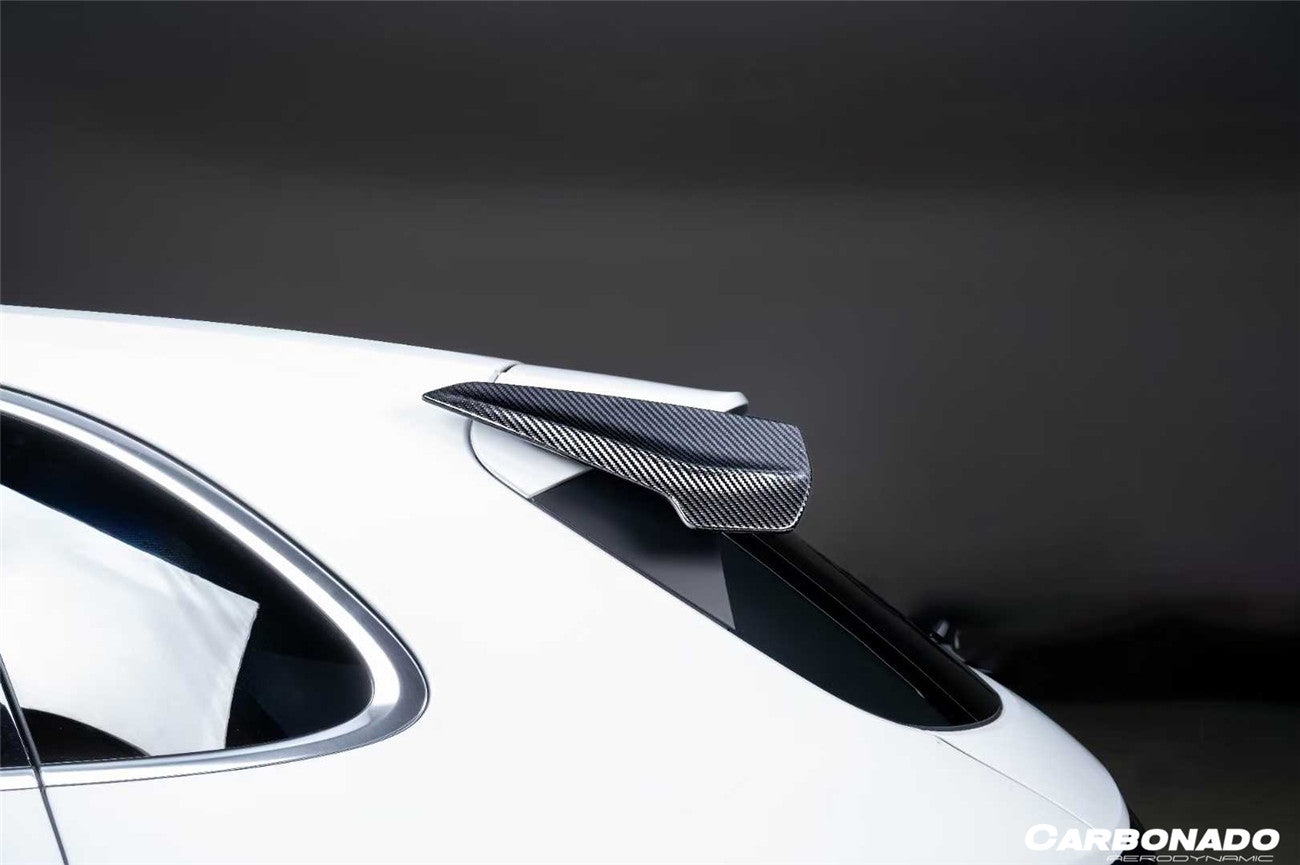 Carbonado 2018-2025 Porsche 9Y0 9YA Cayenne S   GTS   E-Hybrid KT Style Dry Carbon Fiber Roof Spoiler (Dont fit Coupe)