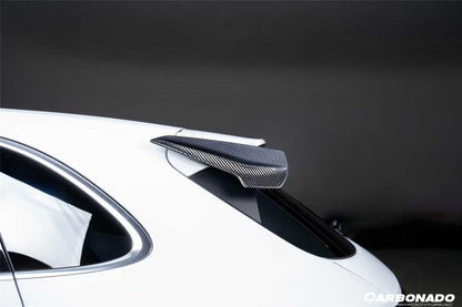 Carbonado 2018-2025 Porsche 9Y0 9YA Cayenne S   GTS   E-Hybrid KT Style Dry Carbon Fiber Roof Spoiler (Dont fit Coupe)