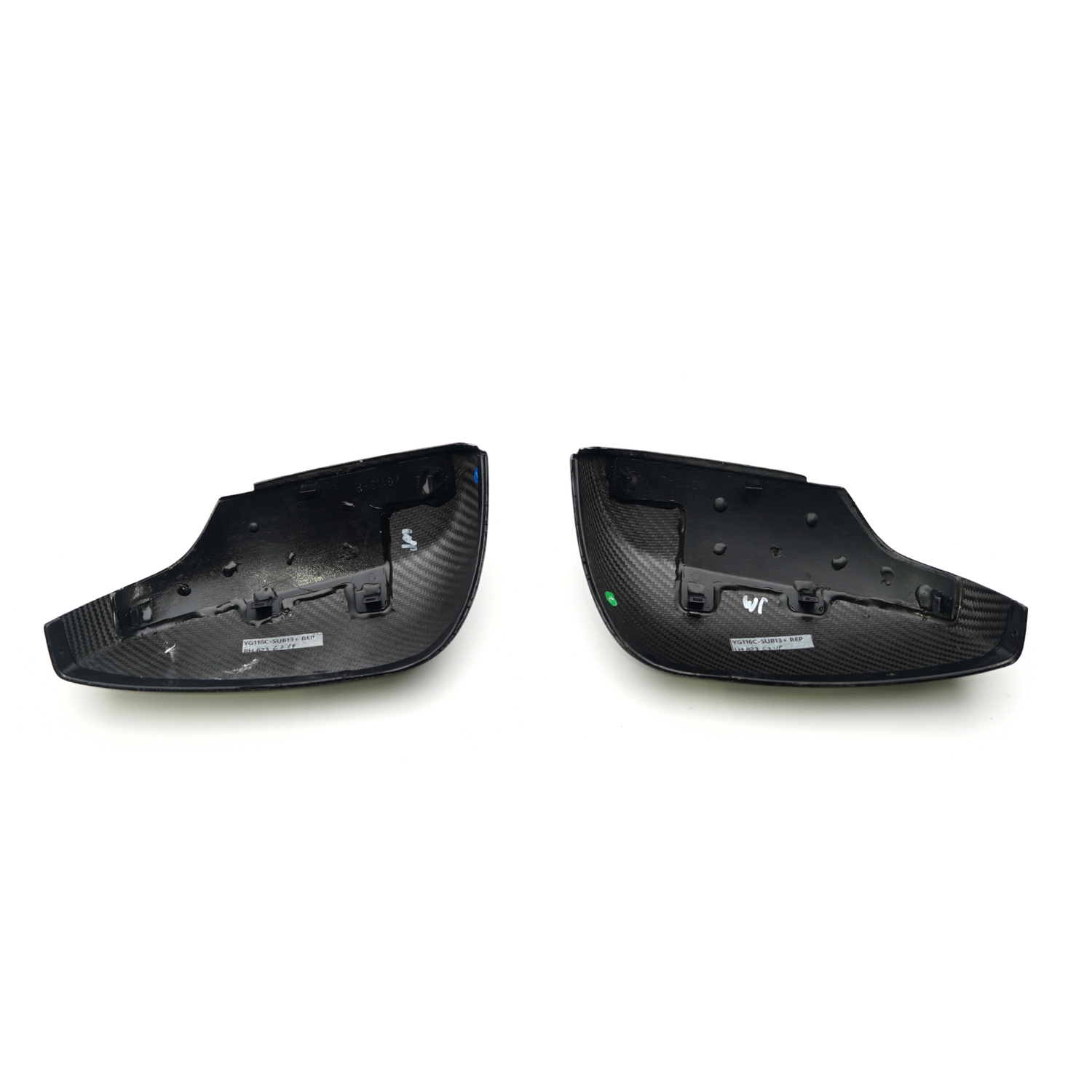 JDMuscle [15-21 WRX/STI] Tanso Dry Carbon Fiber Side Mirror w/Turn Signal Cut-Out | Gloss/Matte | Covers/Full Replacements