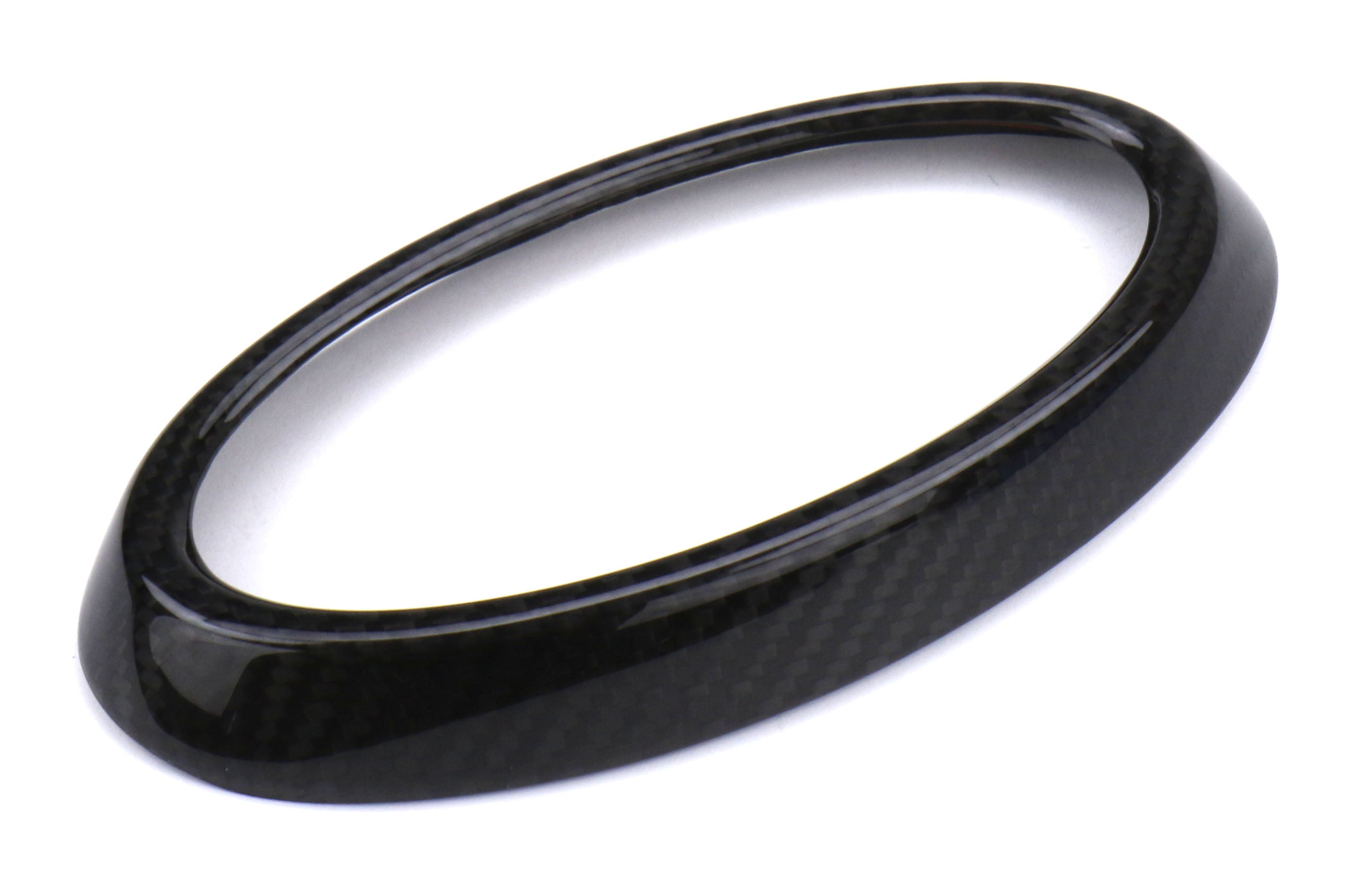 OLM LE Dry Carbon Fiber Front Emblem Frame Overlay - 2018-2021 Subaru WRX / STI - 1