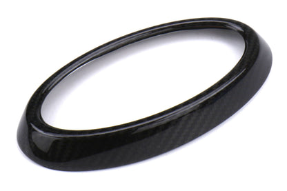 OLM LE Dry Carbon Fiber Front Emblem Frame Overlay - 2018-2021 Subaru WRX / STI - 1