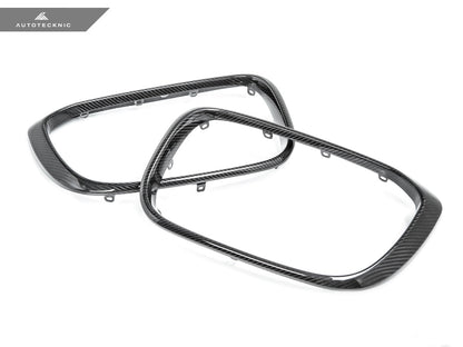 AutoTecknic Replacement Dry Carbon Grille Surround Set - G01 X3 | G02 X4 Pre-LCI