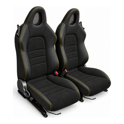 JDMuscle [00-05 S2000] OEM+ Custom Seats (JDM-S2K-SEAT#BSBSB)
