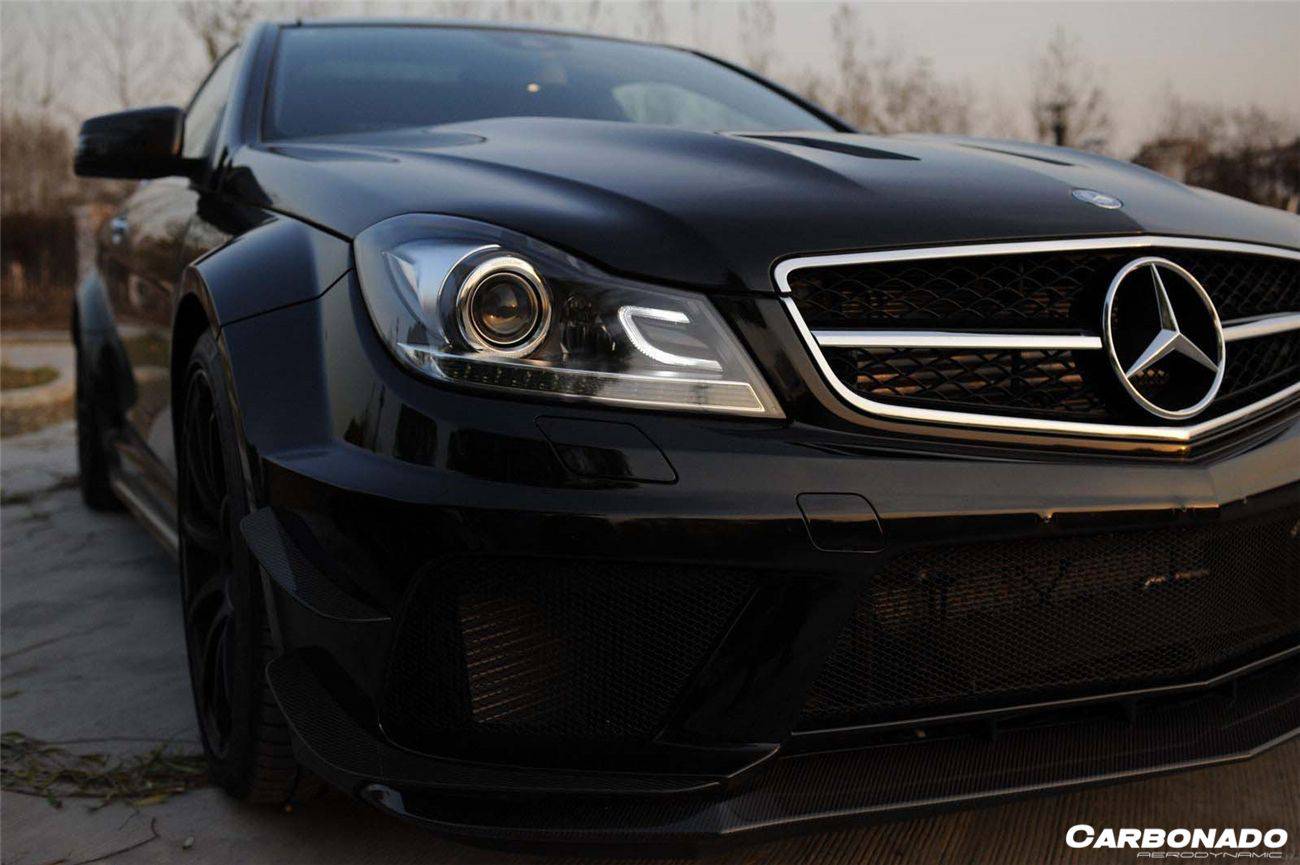 Carbonado 2012-2014 Mercedes Benz W204 C Class Coupe BKSS Style Wide Full Body Kit (Not Fit AMG)
