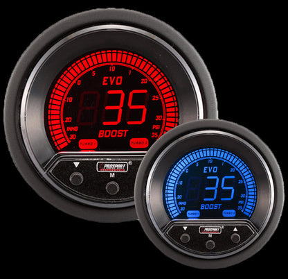 Manómetro controlador de impulso eléctrico Prosport Premium EVO de 2-1/16" 