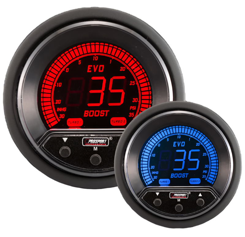 Manómetro controlador de impulso eléctrico Prosport Premium EVO de 2-1/16" 