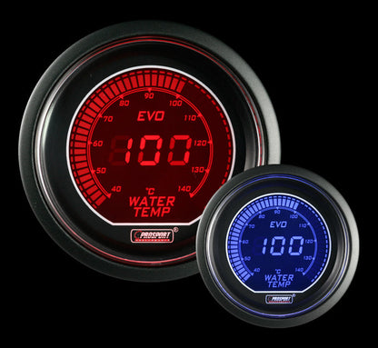 Prosport 2-1/16" Evo Electrical Water Temperature Gauge-Celsius