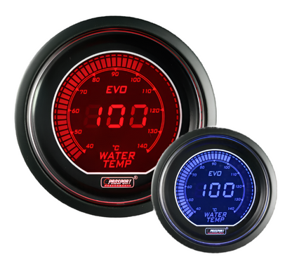 Prosport 2-1/16" Evo Electrical Water Temperature Gauge-Celsius