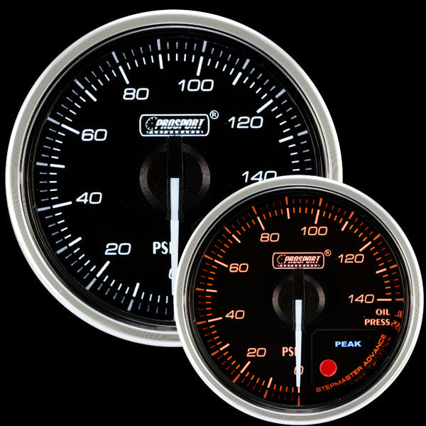 Manómetro eléctrico de presión de aceite Prosport Supreme Series de 2-1/16"