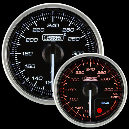 Medidor de temperatura de aceite eléctrico Prosport Supreme de 2-1/16"
