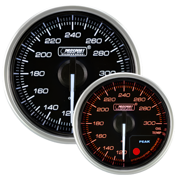 Medidor de temperatura de aceite eléctrico Prosport Supreme de 2-1/16"
