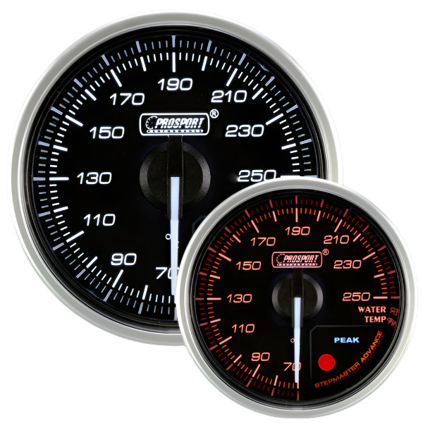 Medidor de temperatura de agua eléctrico Prosport Supreme Series de 2-1/16"