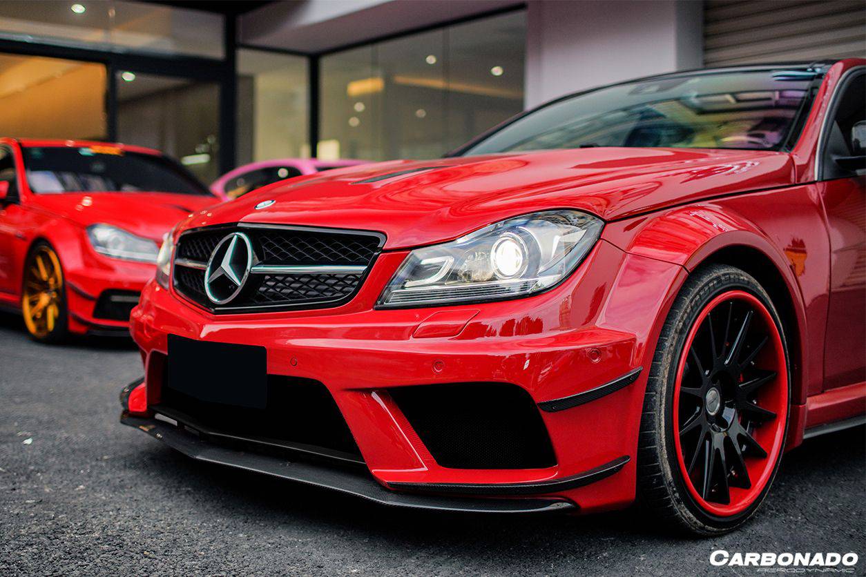 Carbonado 2012-2014 Mercedes Benz W204 C63 AMG Coupe BKSS Style Wide Full Body Kit