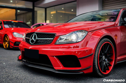 Carbonado 2012-2014 Mercedes Benz W204 C63 AMG Coupe BKSS Style Wide Full Body Kit