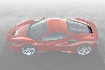 DarwinPRO 2019-2023 Ferrari F8 Coupe OE Style Autoclave Carbon Fiber Engine compartment outside cover