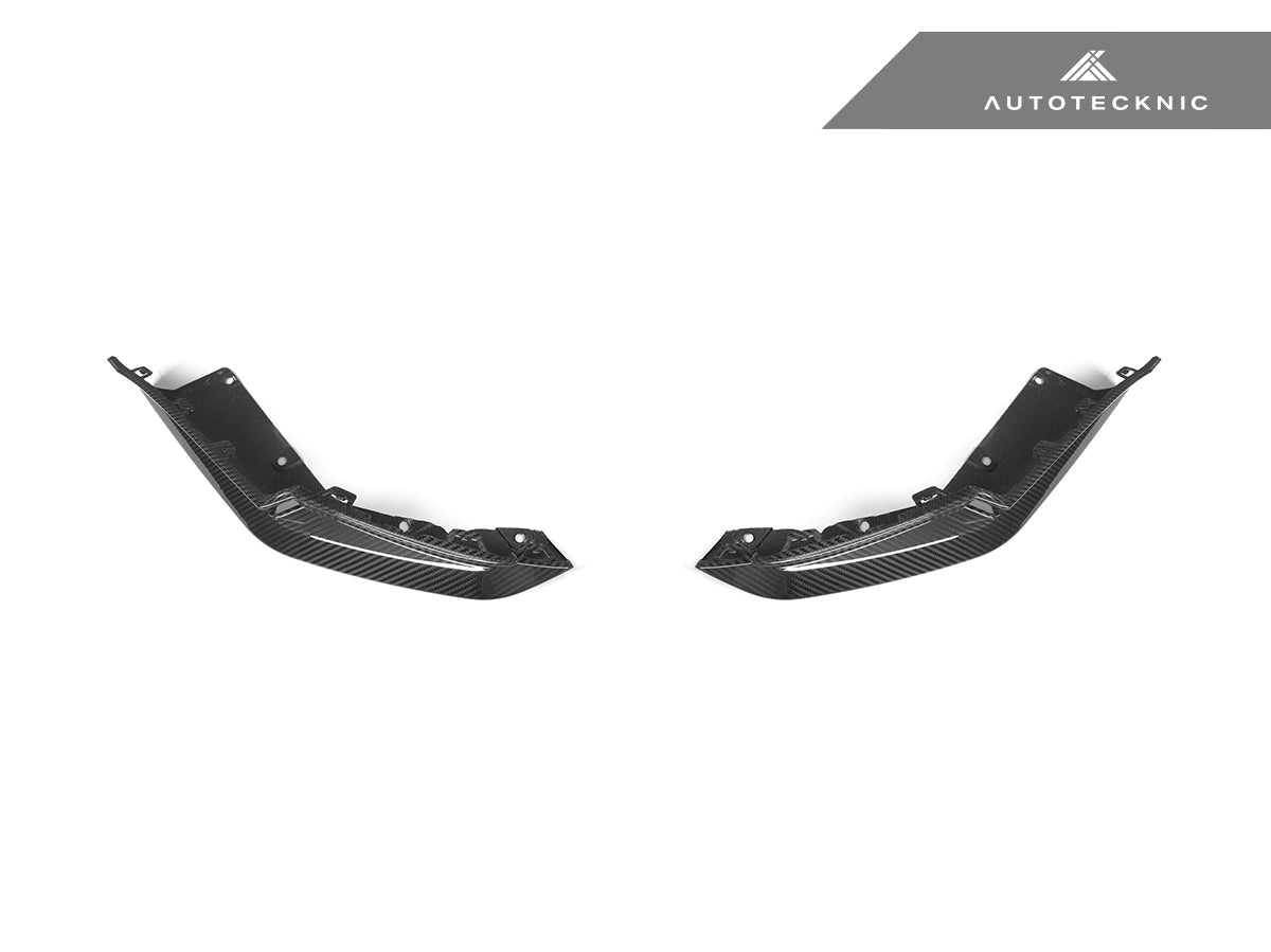 Juego de divisores traseros AutoTecknic de carbono seco con especificaciones OEM - G80 M3 | G82 M4 