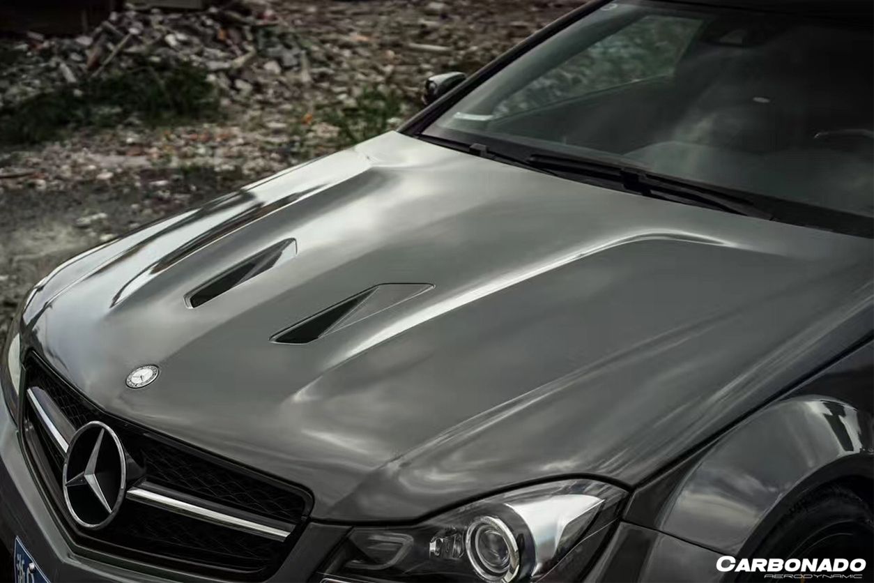 Carbonado 2012-2014 Mercedes Benz W204 C Class Coupe BKSS Style Wide Full Body Kit (Not Fit AMG)